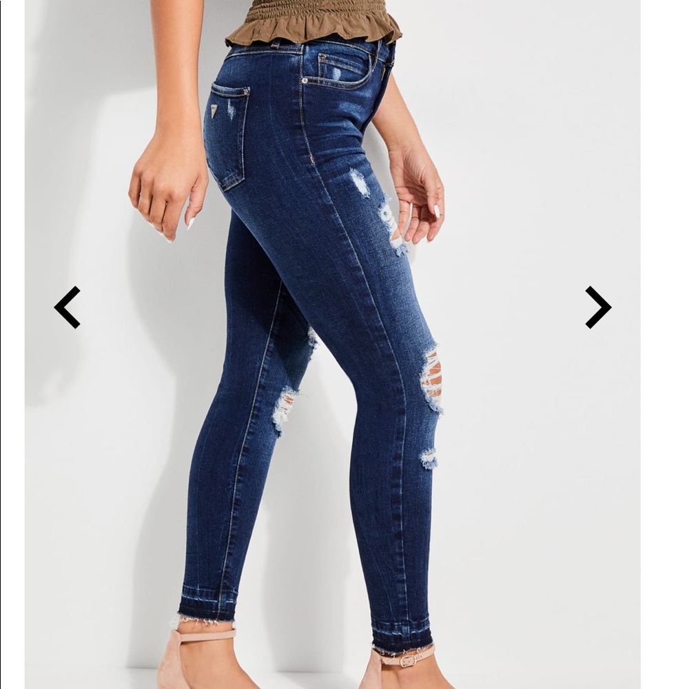 GUESS High Rise Skinny Jeans - Picture 3 of 8